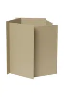 Květináč ferm LIVING Fragma 29 cm béžová barva