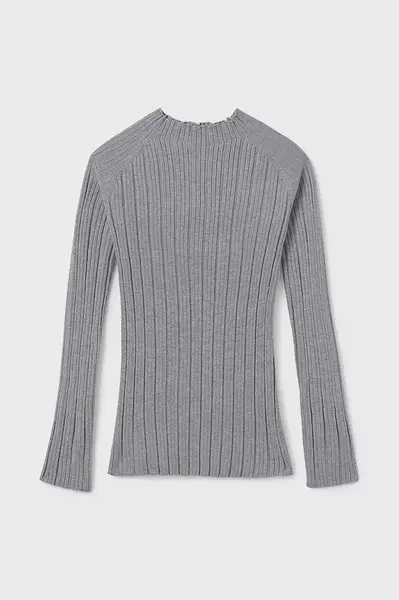 Svetr Mayoral šedá barva, s pologolfem, 7015