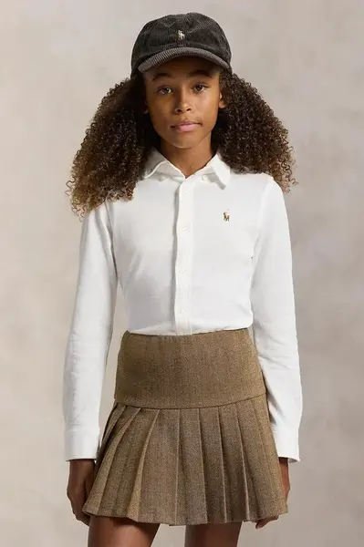 Dětská bavlněná košile Polo Ralph Lauren