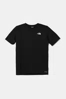 Dětské tričko The North Face TEEN NEW 24/7 SS TEE černá barva, s potiskem, NF0A8DF2JK31