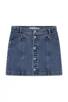 Dětská sukně Levi's BUTTON FRONT SKIRT modrá barva, mini, 3EN580