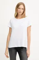 Bavlněné tričko Armani Exchange dámské, bílá barva, XW001363 AF16296