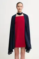 Šála Pedro del Hierro dámská, tmavomodrá barva, hladká, 4962457