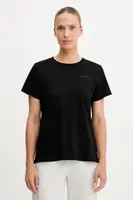 Bavlněné tričko Dkny dámské, černá barva, DP5T1372