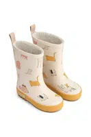 Dětské holínky Liewood Mason Thermo Rainboot béžová barva, LW13043