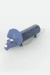 Powerbanka MOB Dino (4800 mAh) modrá barva