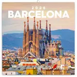 Kalendář 2026 poznámkový: Barcelona, 30 x 30 cm