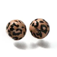 Printed Opaque Acrylic Beads