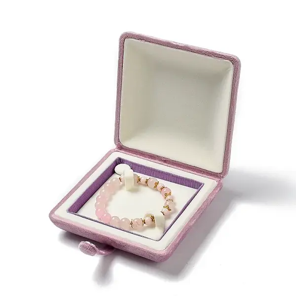 Square Velvet Bracelet Boxes
