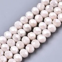Electroplate Glass Beads Strands