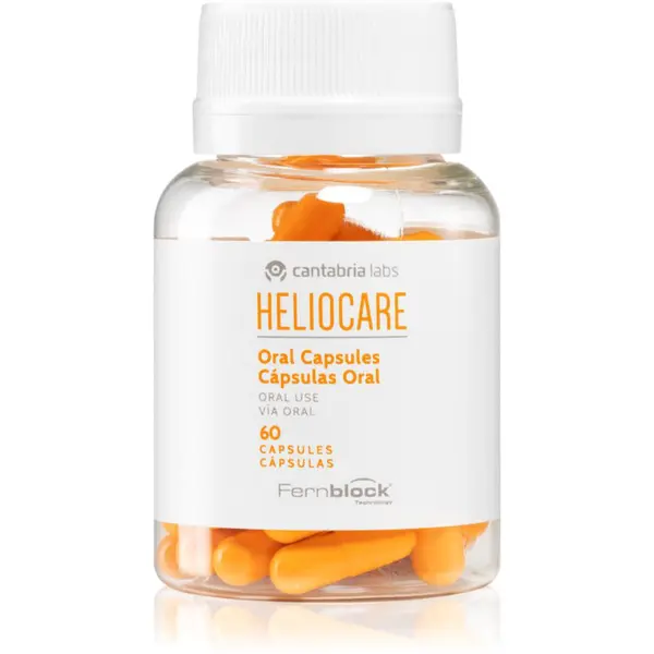 Heliocare Oral +B kapsle pro podporu imunitního systému, krásnou pleť a nehty 60 cps