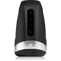 Satisfyer Men Heat vibration masturbátor vibrační Black 14 cm