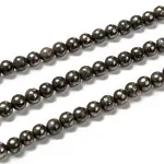 Natural Pyrite Beads Strands