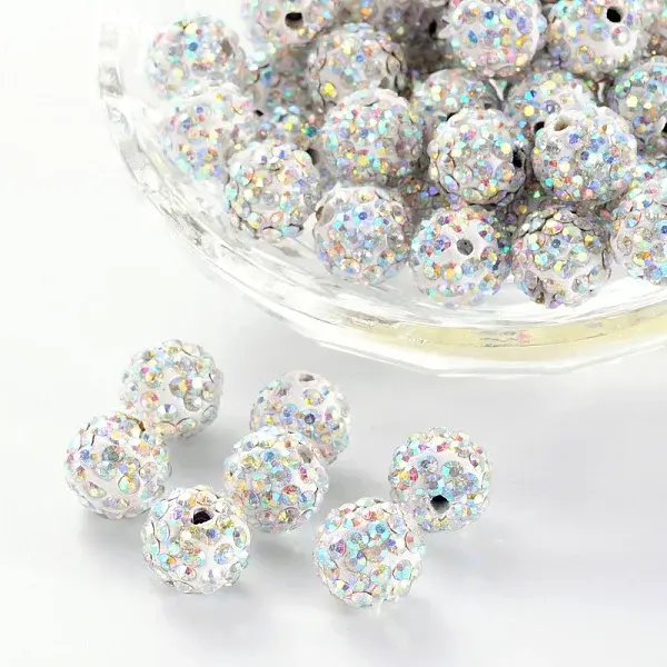 Pave Disco Ball Beads
