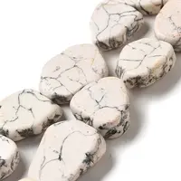 Synthetic Turquoise Dyed Beads Strands