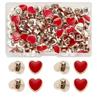 100Pcs CCB Plastic Shank Buttons