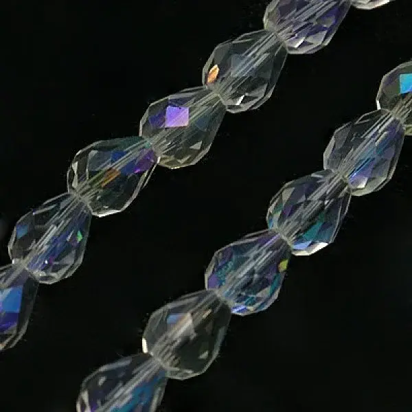 Electroplate Glass Bead Strands
