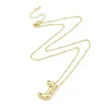 Brass Micro Pave Clear Cubic Zirconia Pendant Necklaces