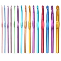 Aluminum Handle Head Crochet Hook Set