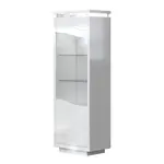 Vysoká vitrína kaia - bílá