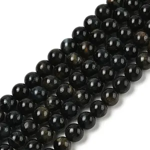 Grade AB Natural Tiger Eye Beads Strands