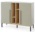 Komoda raquel - zelená/dub písečný