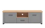 Tv stolek lotta - šedá/dub artisan