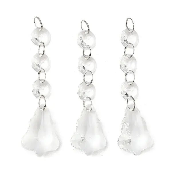 Transparent Glass Pendants for Curtains