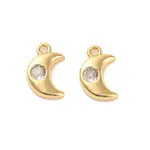 Brass Cubic Zirconia Charms