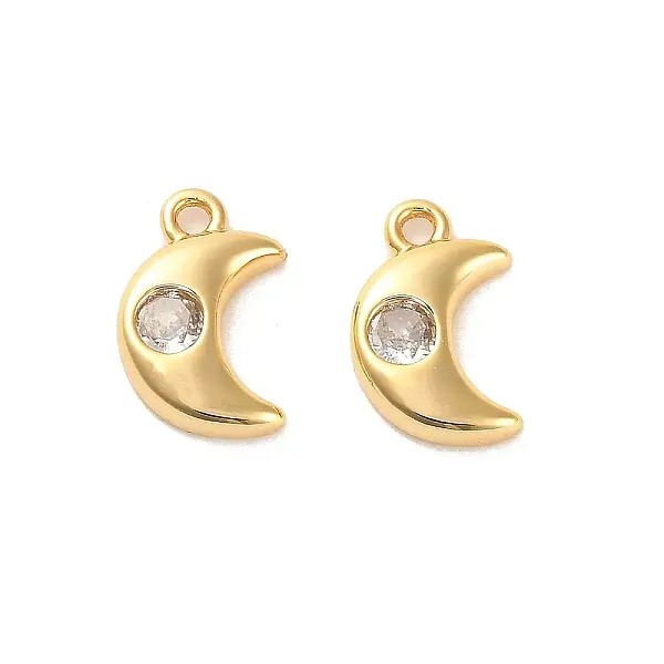 Brass Cubic Zirconia Charms