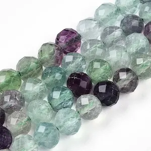 Natural Fluorite Beads Strands