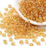 6/0 Transparent Glass Round Seed Beads