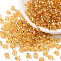 6/0 Transparent Glass Round Seed Beads