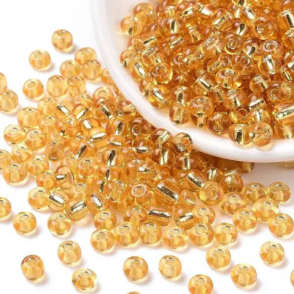 6/0 Transparent Glass Round Seed Beads