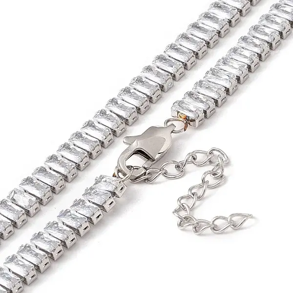 Cubic Zirconia Tennis Necklaces