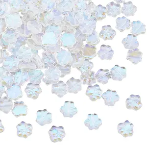 150Pcs Transparent Glass Beads