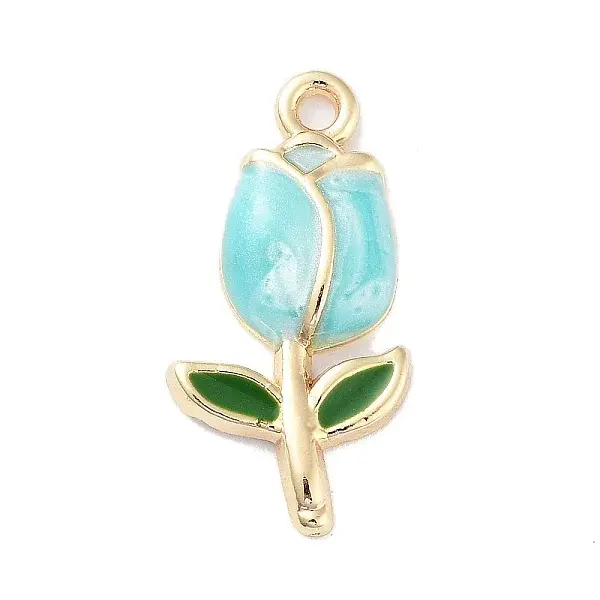 Golden Plated Alloy Enamel Pendants