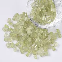 6/0 Two Cut Glass Seed Beads