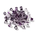 Two Tone Transparent Glass Beads