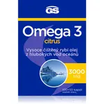 GS Omega 3 Citrus 3000 mg kapsle pro normální činnost srdce a mozku 150 cps