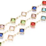 Handmade Brass Rhombus Link Chains