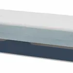 Přistýlka s úložným prostorem 90x200 lincoln modular - dub, dub modrá,