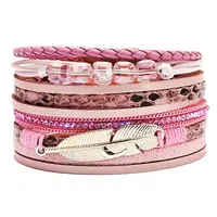 PU Leather Multi-strand Bracelets