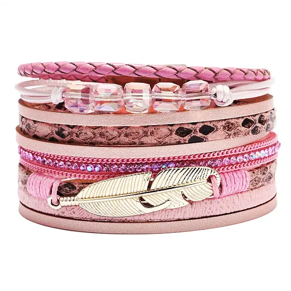 PU Leather Multi-strand Bracelets
