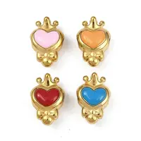 304 Stainless Steel Enamel Beads