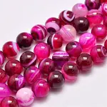 Natural Striped Agate/Banded Agate Bead Strands
