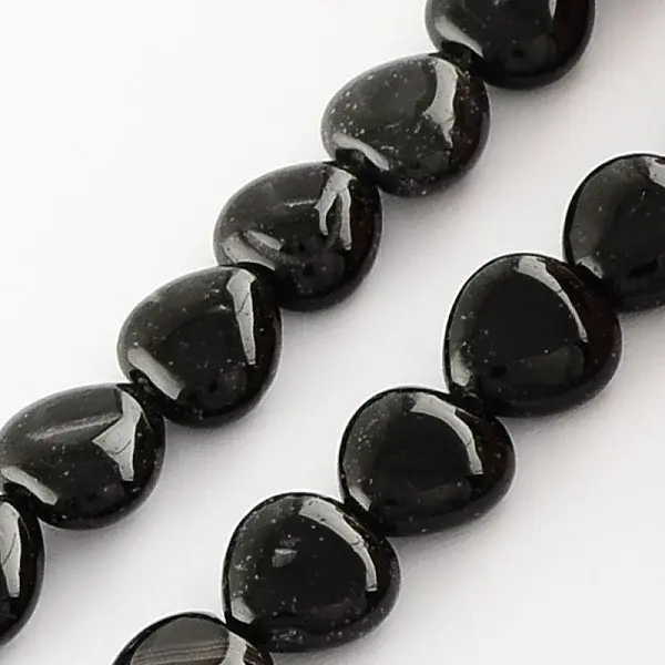 Dyed Natural Dyed & Heated Black Onyx Beads Strands