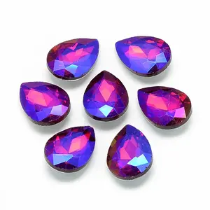 Pointed Back Glass Rhinestone Cabochons
