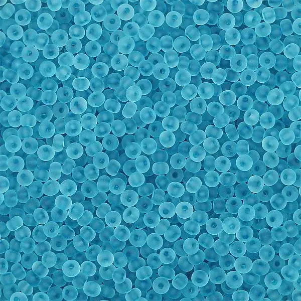 Frosted Colors Glass Seed Beads
