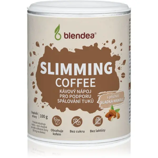 Blendea Slimming Coffee nápoj na kontrolu hmotnosti príchuť Sweet Almond 100 g